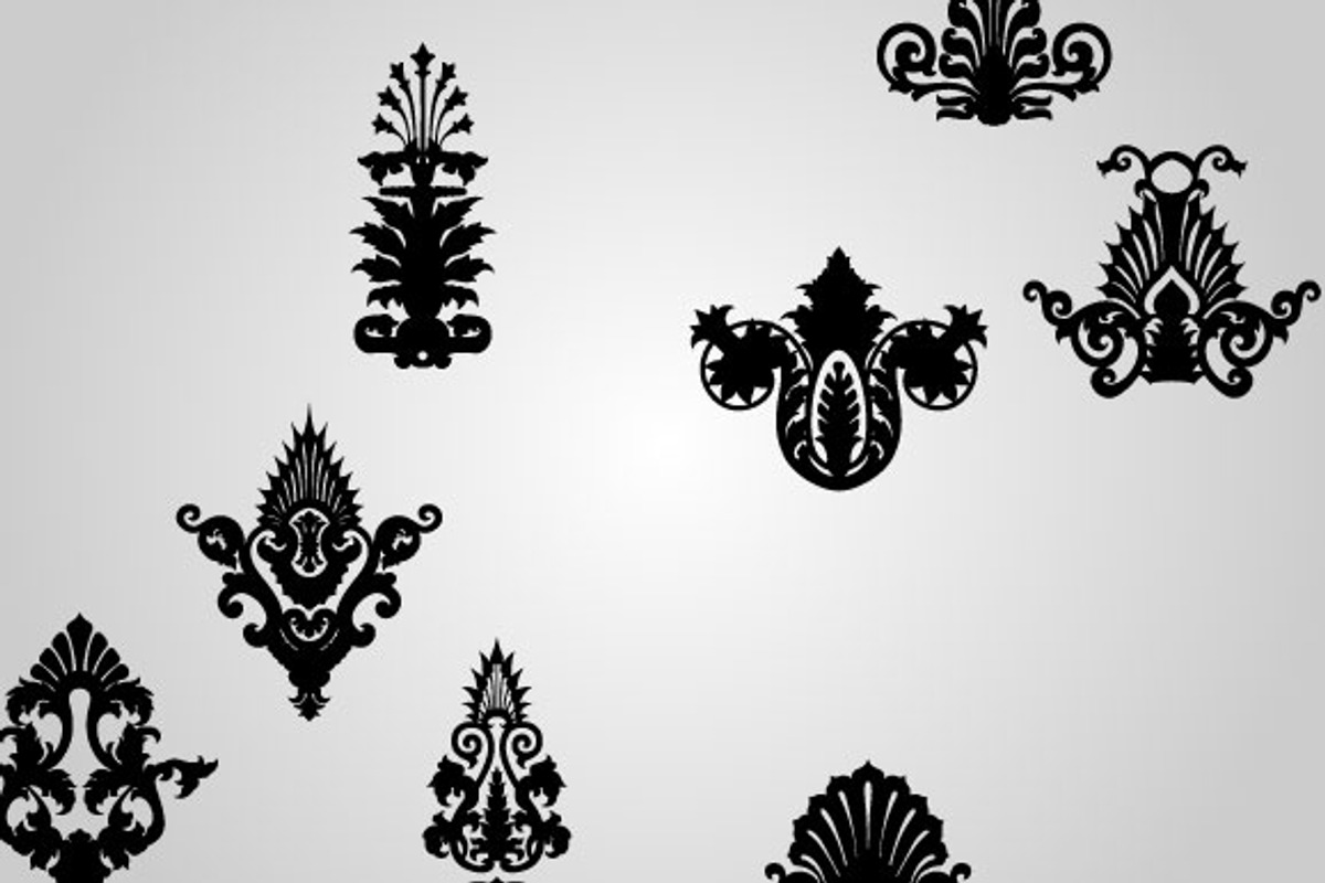 50 Ornamental Flourishes (Vector), an Object Graphic by BIOWORKZ (Photo 4 of 5)