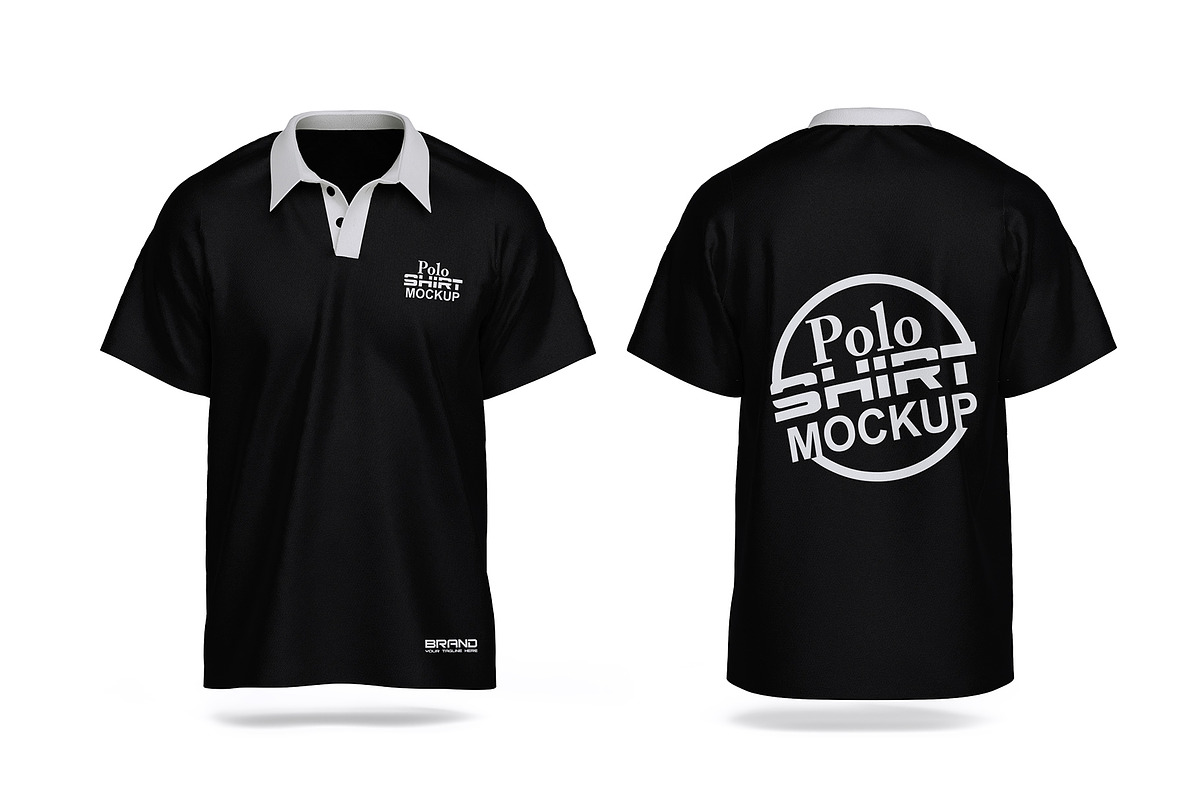 Polo T-Shirt Mockup, an Apparel Mockup by mockupbuys (Photo 7 of 7)