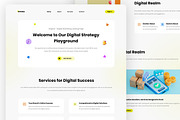Digital Marketing Landing Page, a Websites & App Template by ENATIVE (Thumbnail 2 of 4)