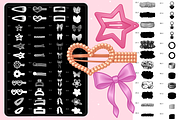 Procreate Hair Accessories brushes, a Brush Add-On by Revabrush (Thumbnail 3 of 6)