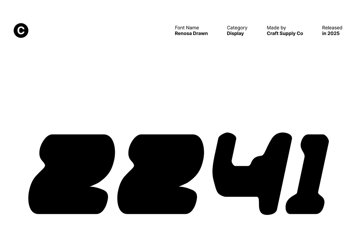 Renosa Drawn, a Sans Serif Font by Craft Supply Co. (Photo 4 of 8)