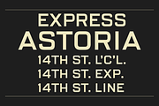 AL Astoria, a Sans Serif Font by Adam Lock (Thumbnail 1 of 6)
