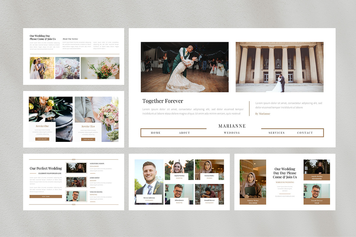 Marianne - Wedding PowerPoint, a Presentation Template by FBSCreative (Photo 5 of 5)