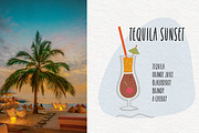 Cocktails Cute Drinks Collection, a Decorative Illustration by Naty Art (Thumbnail 2 of 12)