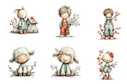 Whimsical Spring Clipart, an Illustration by CreationArt (Thumbnail 3 of 7)