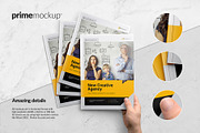 A4 Portrait Brochure Magazine Mockup, a Books & Magazine Mockup by PrimeMockup (Thumbnail 4 of 10)