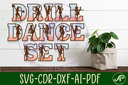 Drill team dancers alphabet set x 55, an Object Graphic by A P Inspired Designs (Thumbnail 1 of 6)