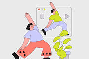 Illustrations for Online Courses, an Education Illustration by Somewhat Brilliant (Thumbnail 6 of 6)