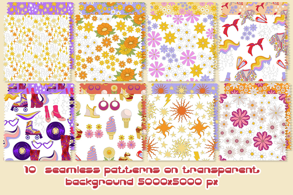 Collection Groovy fashion mood, a Texture Illustration by Antikva17 (Photo 13 of 22)
