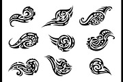 Black Maori tattoo set, tribal, a Decorative Illustration by Seavector Studio (Thumbnail 2 of 3)
