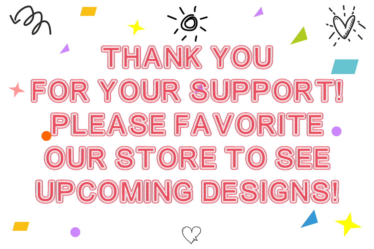 Cute Blink - Stitched Kids Font, a Sans Serif Font by KiddoGlyphs Studio (Photo 5 of 5)