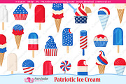 Patriotic Ice Cream, an Object Graphic by PolpoDesign (Thumbnail 1 of 5)