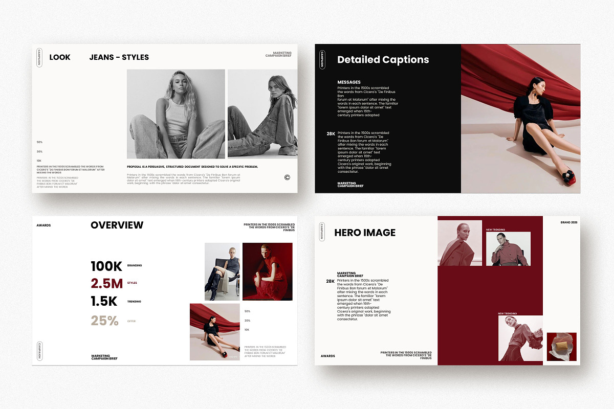 Revo | Look Book Template, a Presentation Template by Studio Industry (Photo 6 of 9)