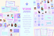 Y2K Branding Starter Kit Templates, a Branding & Logo Template by Hell Yeah Designs (Thumbnail 1 of 20)