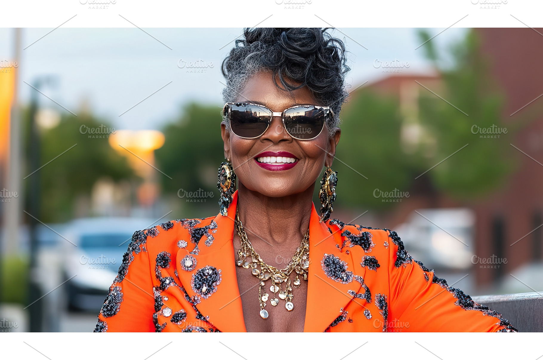 Stylish african mature woman in, a Beauty & Fashion Photo by Lermont51