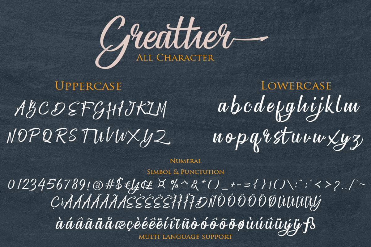 GREATHER, a Script Font by ALIVECREATIVE (Photo 5 of 8)