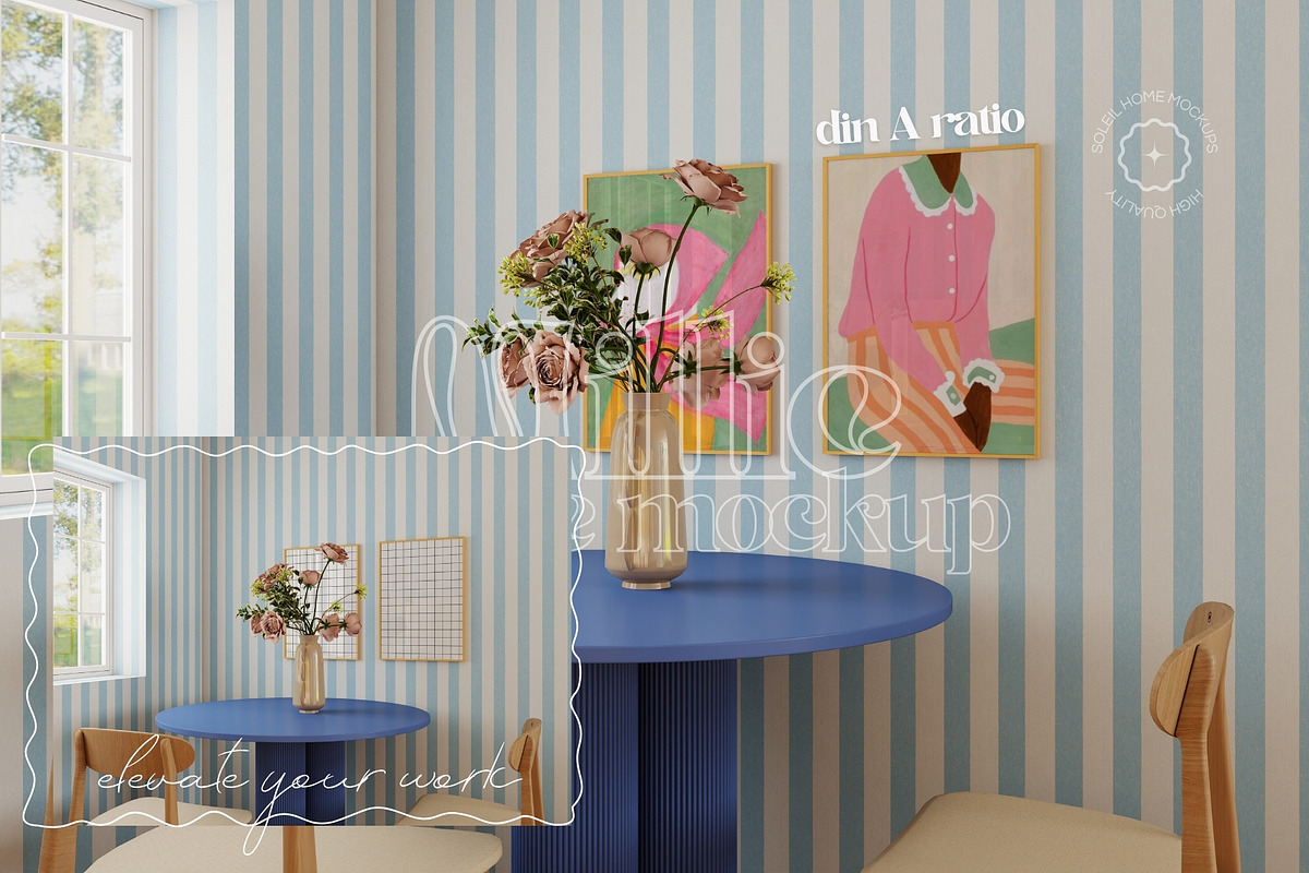 MILLIE | Kitchen Frame Mockup Set, a Household Mockup by SoleilHomeMockups (Photo 3 of 12)