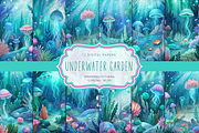 Underwater Garden, a Background Graphic by Curve Design (Thumbnail 1 of 7)
