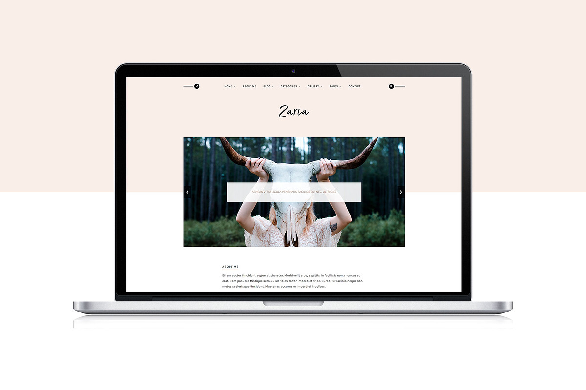 Zaria - WordPress Theme, a WordPress Template by GbThemes (Photo 1 of 5)