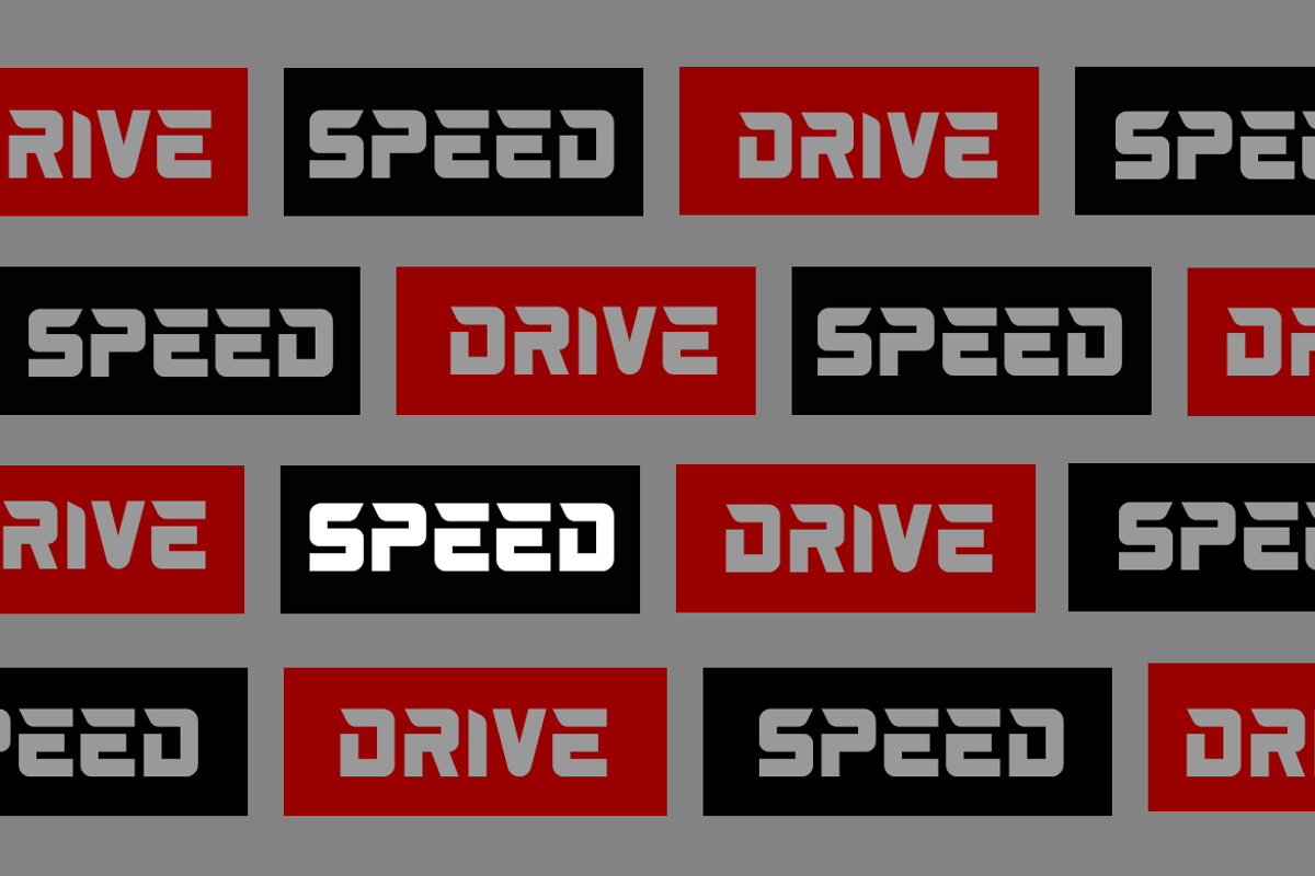 BURN RUBBER – Speed Display Font, a Sans Serif Font by Pinisi ART (Photo 3 of 10)