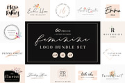 SALE! Feminine Logo Bundle Set, a Branding & Logo Template by With Love Ethel (Thumbnail 1 of 5)