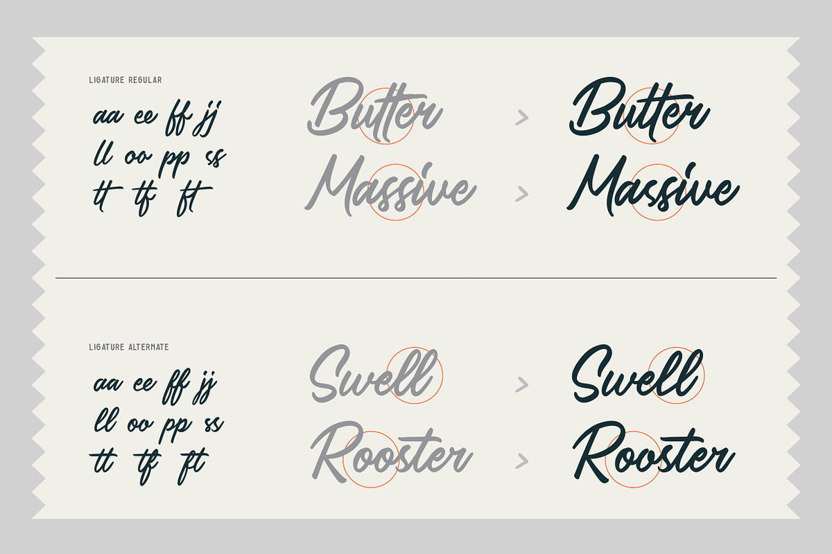 Saltery Brush Font preview 3