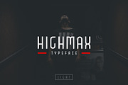 HIGHMAX (LIGHT), a Font by j3world (Thumbnail 1 of 5)