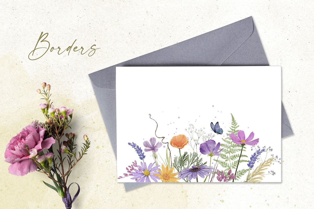 Weeds & Wildflowers Design Set, an Illustration by Maggie Stilwell Design (Photo 4 of 16)