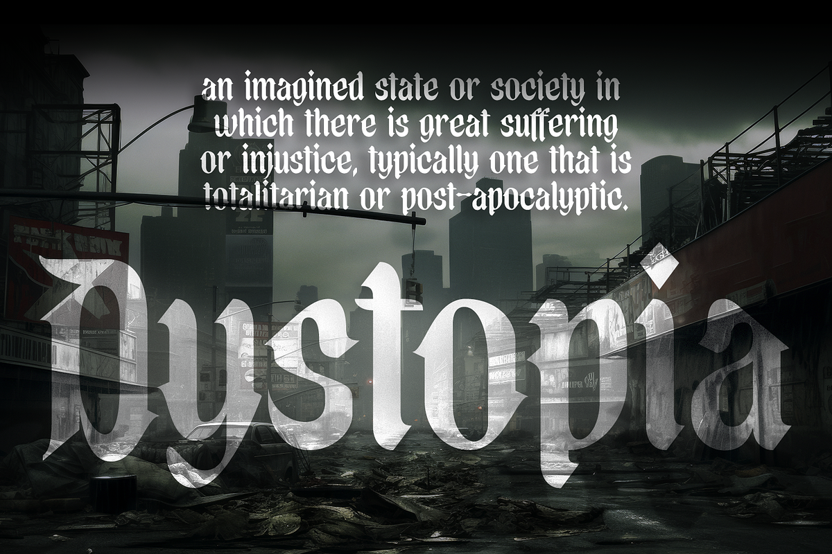 Kuroku – Void Gothic Typeface, a Font by Lurinzu Studios (Photo 6 of 15)