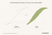 Vector Ink Calligraphy Brushes, a Brush Add-On by Komet & Flicker (Thumbnail 11 of 12)