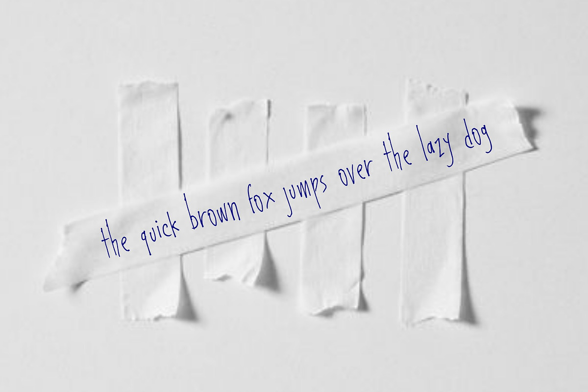 Martil - Handwriting Font, a Handwritten Font by Gittype (Photo 6 of 7)
