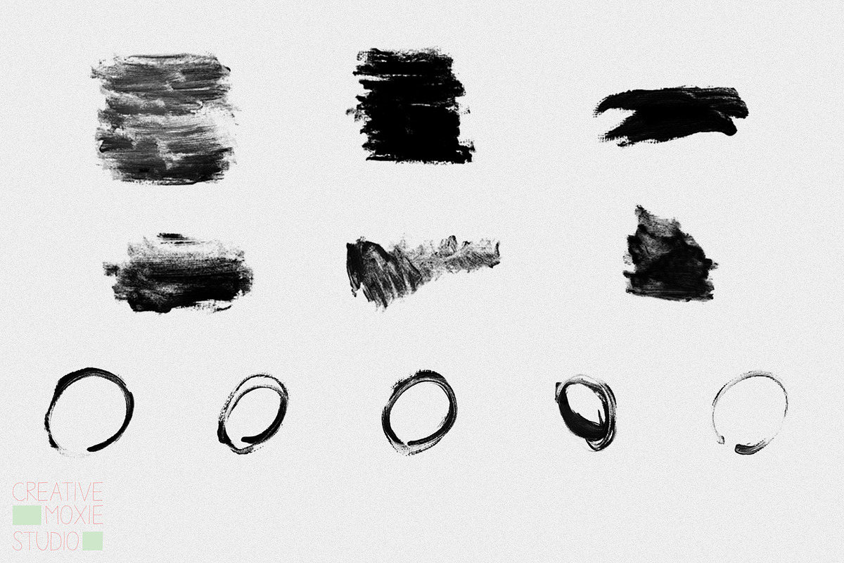 Handmade Paint Stroke Textures, a Texture Graphic by Creative Moxie Studio (Photo 5 of 6)