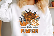 Fall Floral Pumpkin Png, an Illustration by Craft Nest (Thumbnail 4 of 6)