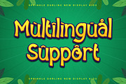 Sprinkle Darling New Display Kids, a Serif Font by Storytype Studio (Thumbnail 14 of 17)