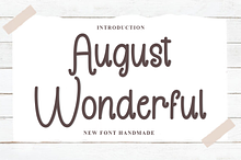 August Wonderful