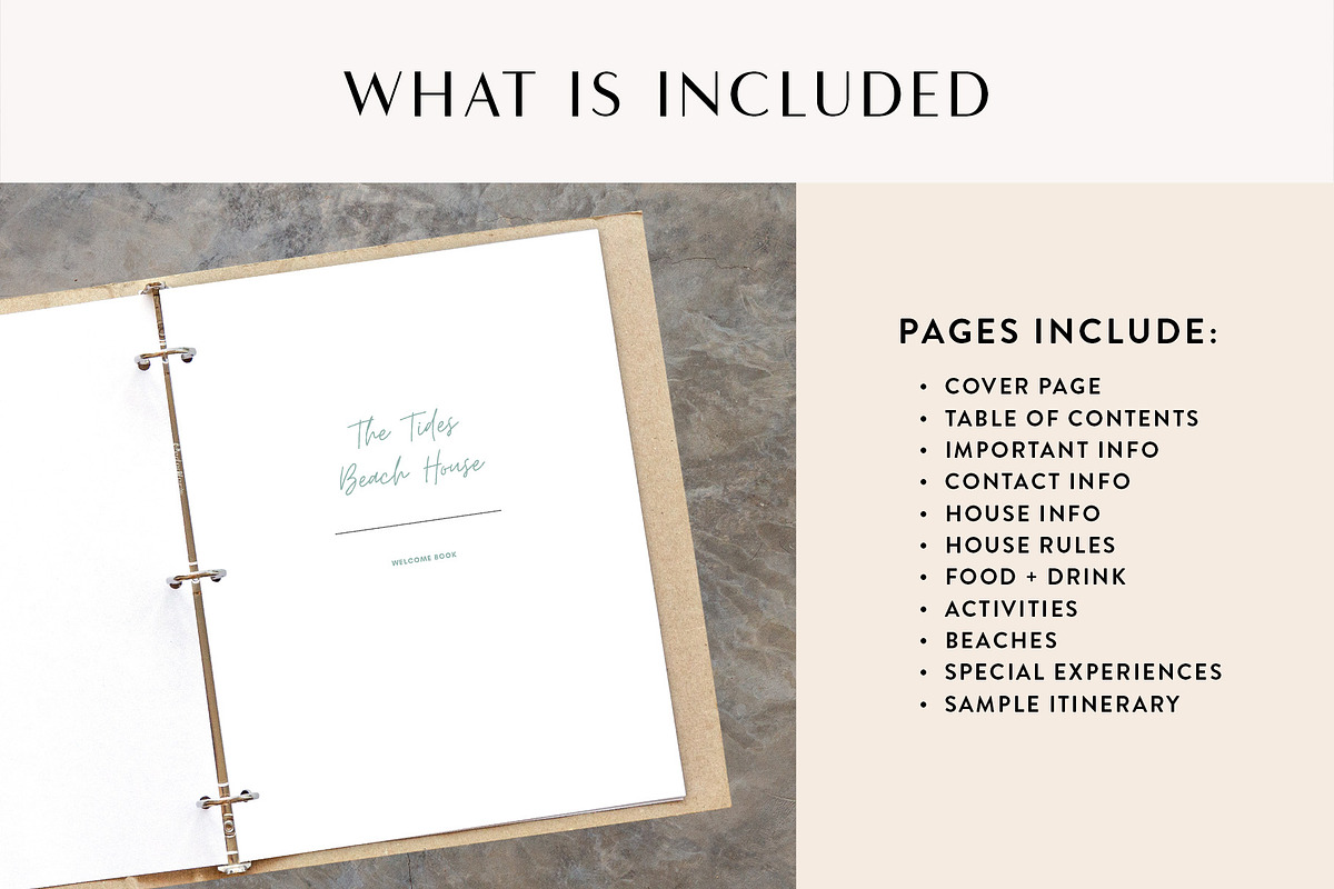 Beach House Welcome Book for Airbnb, a Templates & Theme by Kin Studio (Photo 5 of 17)