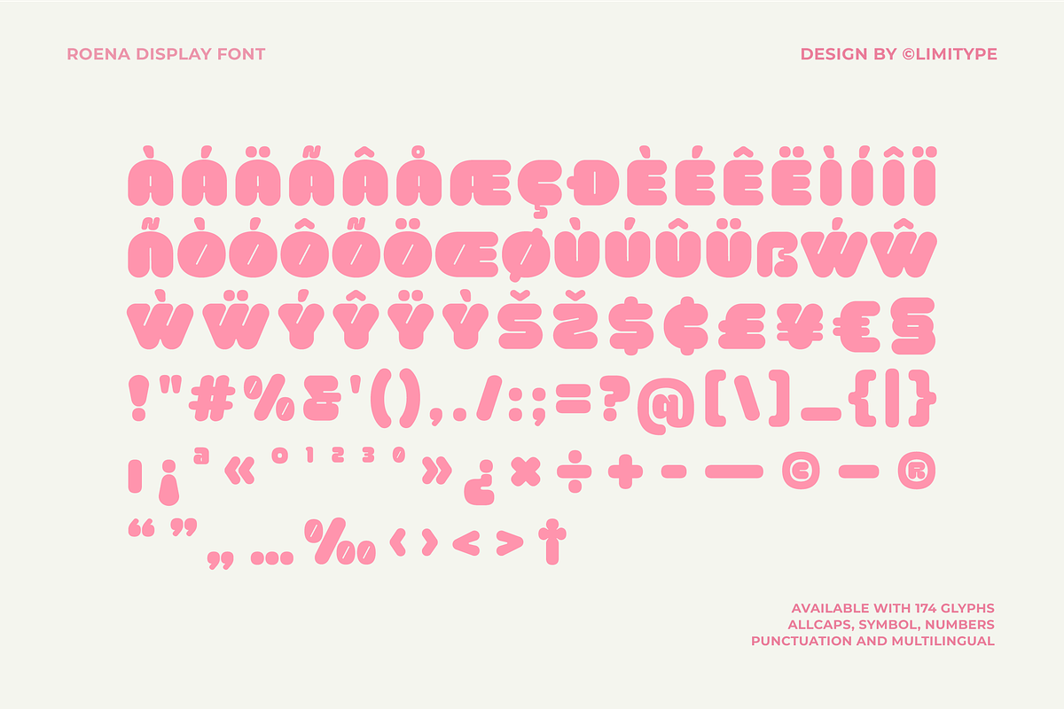 Roena - Bold Font, a Sans Serif Font by limitype (Photo 7 of 10)