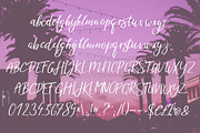 Summer Night Font, a Script Font by Rad Fonts (Thumbnail 7 of 8)