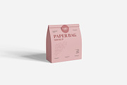 Paper Bag With Label Mockup, a Product Mockup by Indah (Thumbnail 4 of 6)