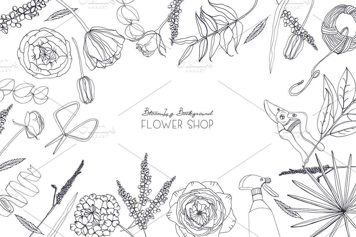Flowers for advertising, floral shop, a Decorative Illustration by Good Studio (Photo 2 of 3)