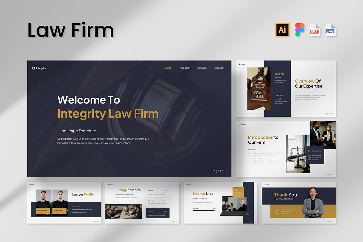 Law Firm Landscape Template