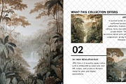 30+ Misty Rainforest Falls Bundle, a Decorative Illustration by Virgo Studio (Thumbnail 3 of 6)