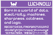 Friendly Tech font, a Font by weknow (Thumbnail 3 of 8)