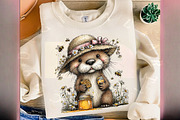 Whimsical Woodland Honey Clipart, a Transportation Illustration by Digital Artistic99 (Thumbnail 5 of 9)