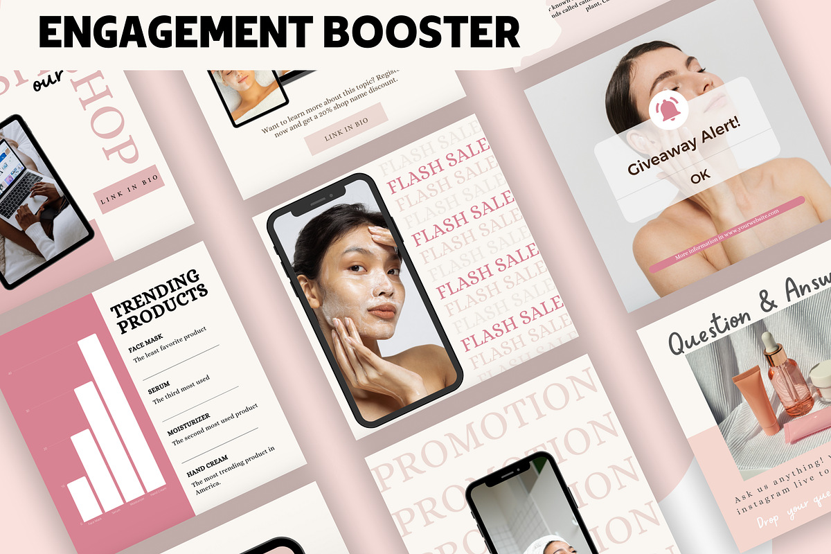 Skincare Instagram Template, a Social Media Template by EliteMatidi (Photo 7 of 8)