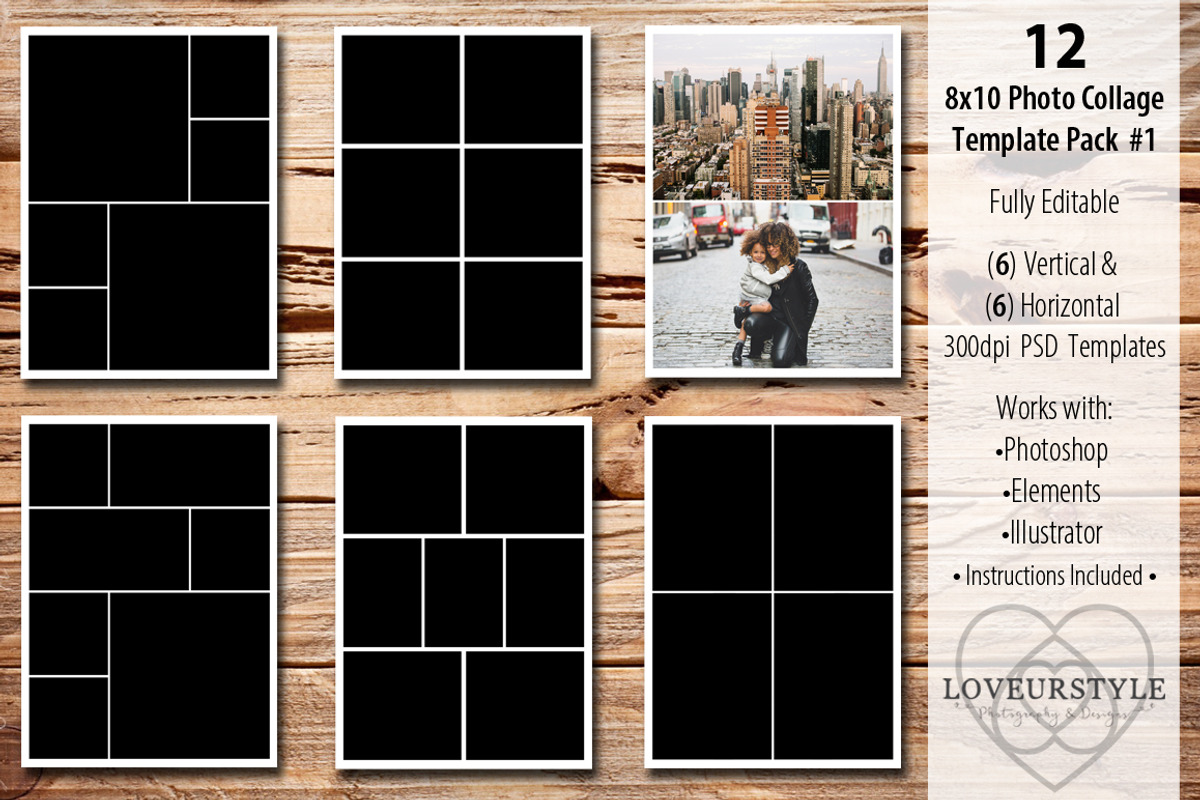 SALE Massive Photo Template Bundle, a Design Template by Loveurstyle Designs (Photo 23 of 39)