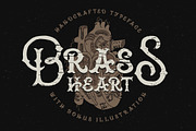 Brass Heart Font, a Slab Serif Font by Gleb Guralnyk (Thumbnail 1 of 5)
