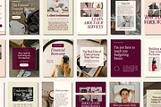 Coaching Canva Instagram Templates, a Social Media Template by Solana Creative Co. (Thumbnail 2 of 8)