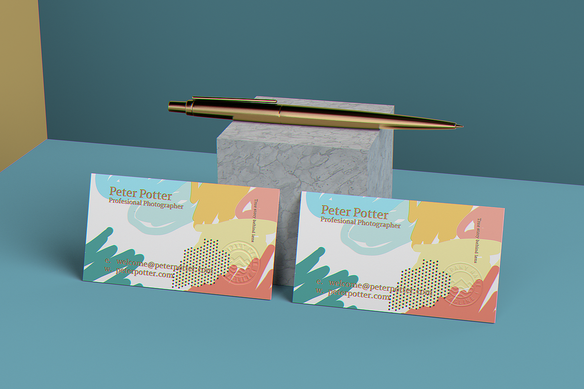 Business Card MockUp GigaPack, a Print Template by coloformia (Photo 5 of 30)