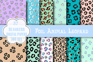 Foil Animal Leopard Pattern, a Pattern Graphic by Wow Magic